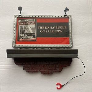 Spider-Man 2003 vintage Bugle sign display base wall mountable